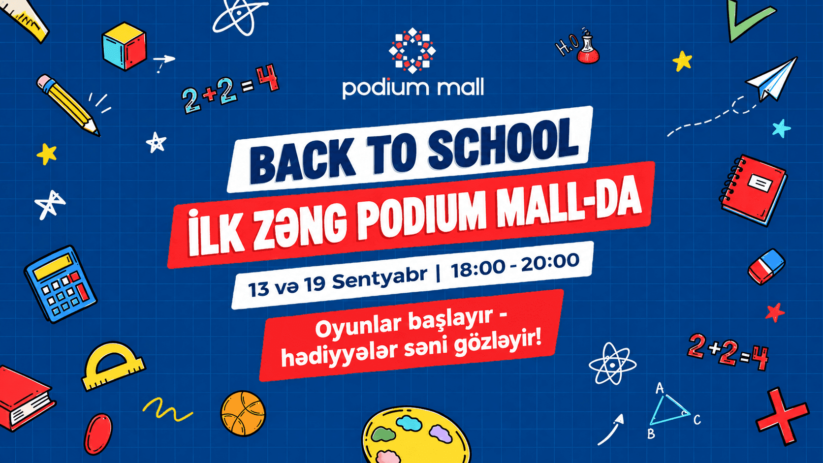 İlk zəng Podium Mall-da !